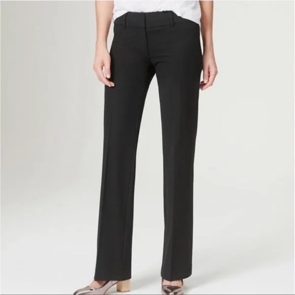 NWT Loft Marisa Trousers Straight Leg Black Women's Pants